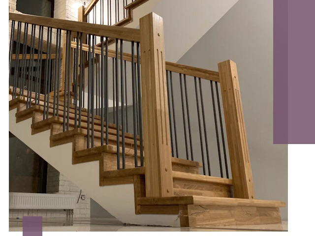 Реставрация деревянных и металлических лестниц в Калининграде