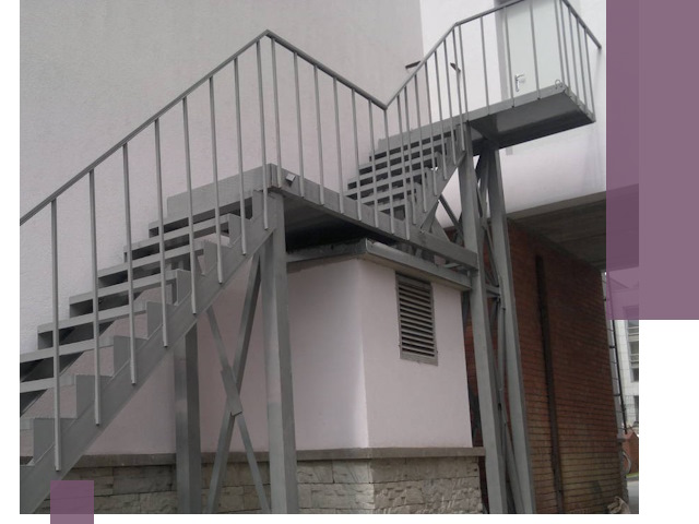 Монтаж пожарных лестниц под ключ в Калининграде с гарантией качества