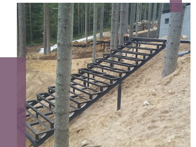 Монтаж металлических лестниц в Калининграде от 13406 руб. 