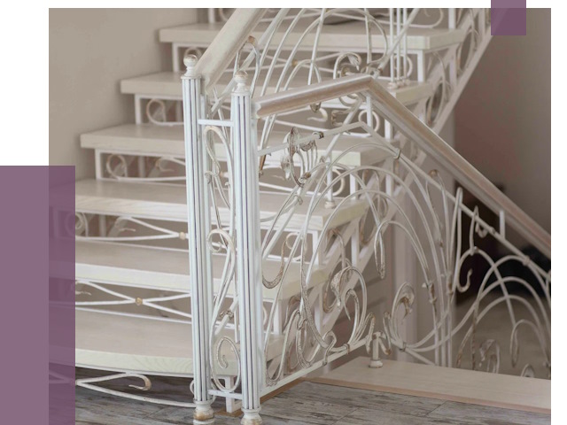 Изготовление кованых лестниц на заказ в Калининграде от 86003 руб. | ПРОЛЁТ-Клн