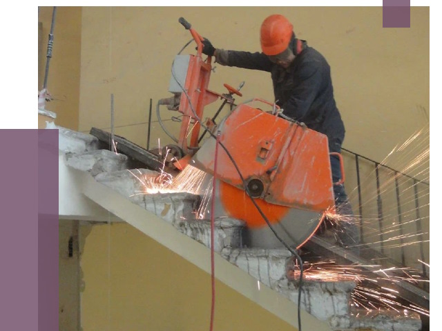 Демонтаж бетонных лестниц в Калининграде от 4553 руб. за м2 | ПРОЛЁТ-Клн