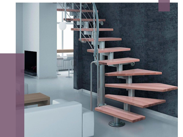 Модульные лестницы в Калининграде от 16695 руб. — купить в ПРОЛЁТ-Клн