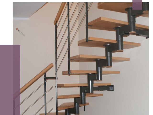 Изготовление модульных лестниц в Калининграде от 11383 руб. 