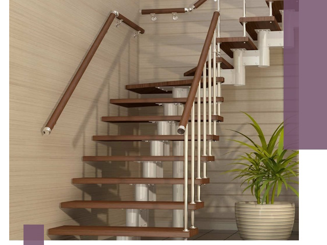 Изготовление модульных лестниц под ключ в Калининграде