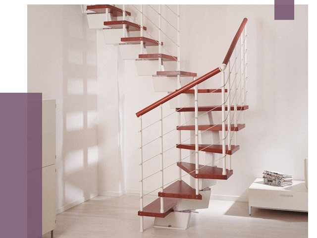Изготовление лестниц на больцах в Калининграде от 9612 руб. | ПРОЛЁТ-Клн
