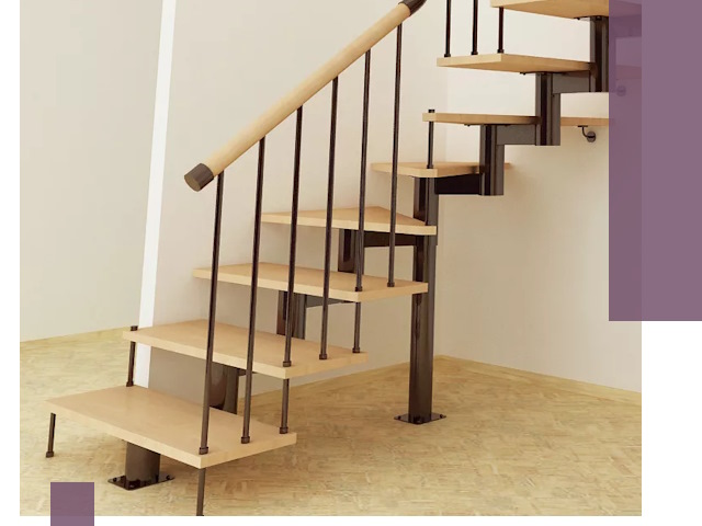 Монтаж лестниц на больцах в Калининграде — быстро и надежно