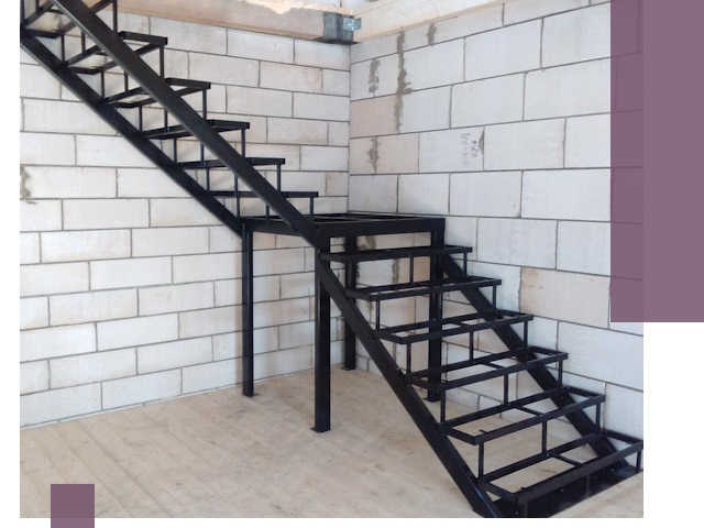 Лестницы на металлокаркасе под ключ в Калининграде — изготовление и монтаж