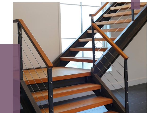 Изготовление лестниц на металлокаркасе в Калининграде от 18718 руб. | ПРОЛЁТ-Клн