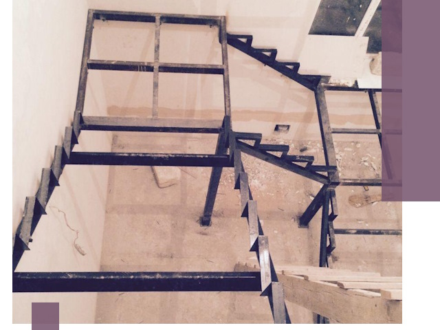 Монтаж лестниц на металлокаркасе в Калининграде быстро и качественно