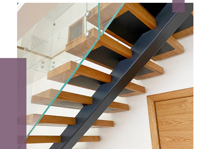 Лестницы на монокосоуре в Калининграде от 18718 руб. под ключ | ПРОЛЁТ-Клн