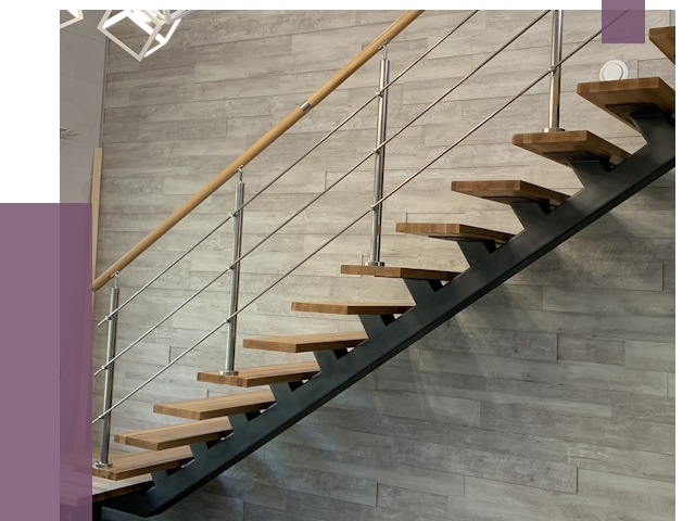Изготовление лестниц на монокосоуре в Калининграде от 75379 руб. 