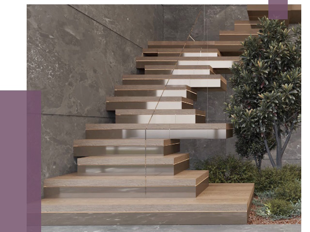 Современные лестницы в Калининграде от 13659 руб. | ПРОЛЁТ-Клн