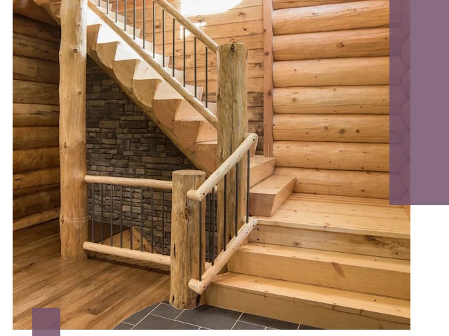 Лестницы в баню под заказ и профессиональный монтаж в Калининграде