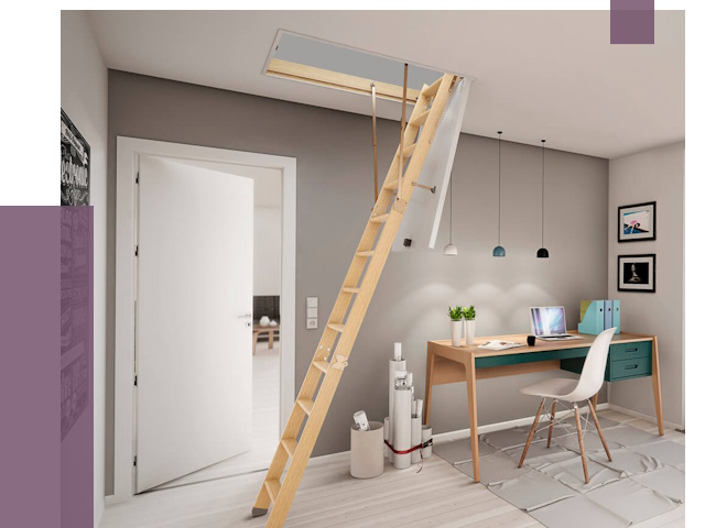 Чердачные лестницы в Калининграде — от 14418 руб. | ПРОЛЁТ-Клн