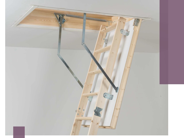 Установка чердачной лестницы под ключ в Калининграде