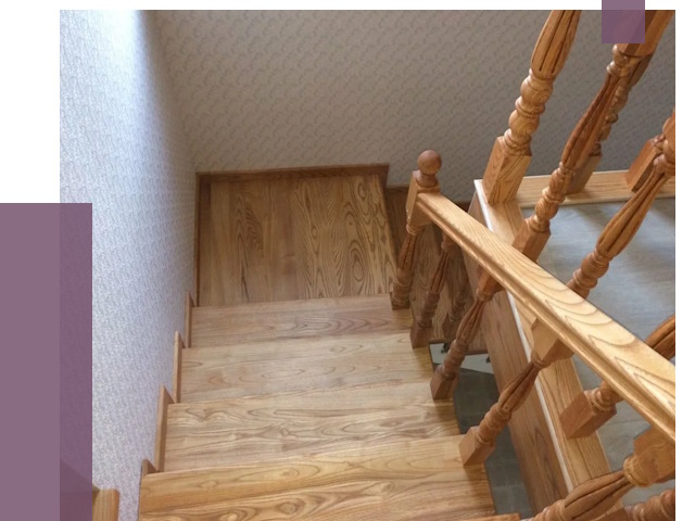 Сосновые лестницы в Калининграде под ключ от 7993 руб.  | ПРОЛЁТ-Клн