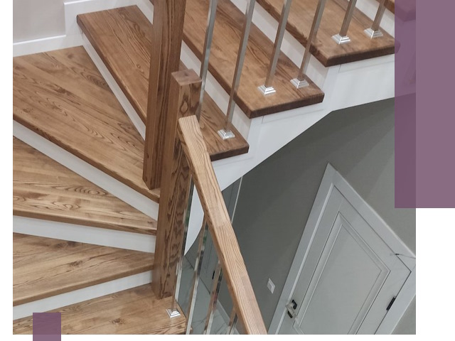 Обшивка металлических лестниц под ключ в Калининграде