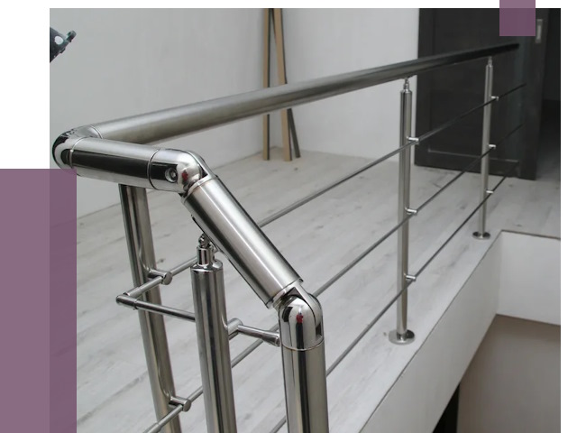 Перила из нержавеющей стали в Калининграде от 8904 руб. под ключ | ПРОЛЁТ-Клн