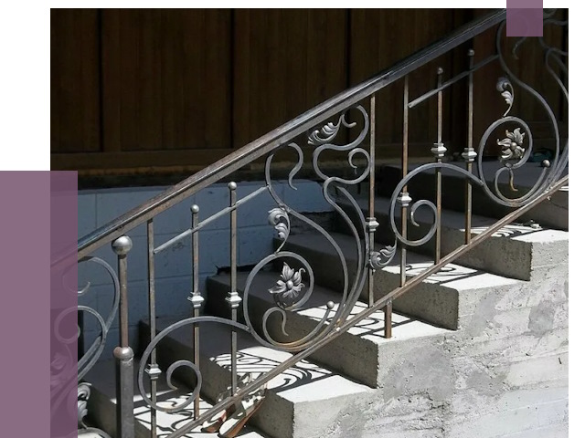 Кованые перила в Калининграде от 8600 руб. под ключ — качество от ПРОЛЁТ-Клн