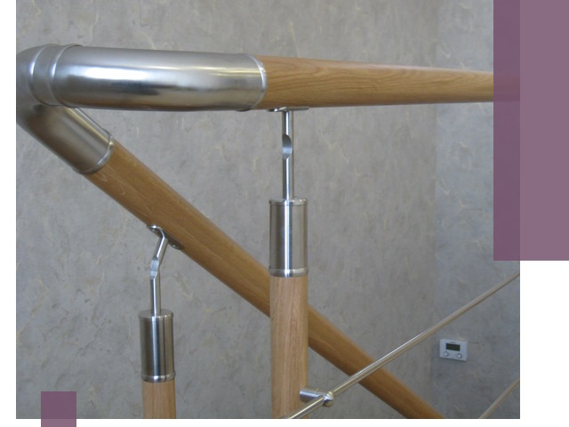 Комбинированные перила на заказ в Калининграде — монтаж и производство