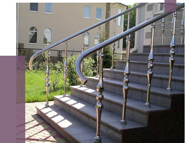 Перила для крыльца в Калининграде от 10624 руб. — монтаж ПРОЛЁТ-Клн