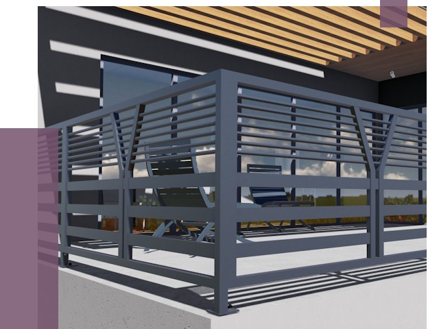 Изготовление балконных ограждений в Калининграде от 10624 руб. | ПРОЛЁТ-Клн