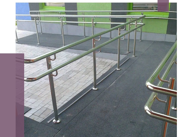 Ограждения пандусов в Калининграде от 4300 руб. монтаж | ПРОЛЁТ-Клн