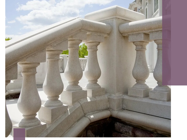 Балюстрады из металла и камня под ключ в Калининграде