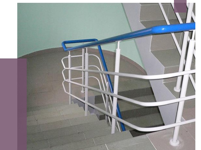 Перила в подъезде в Калининграде — установка и замена от 7336 руб. | ПРОЛЁТ-Клн