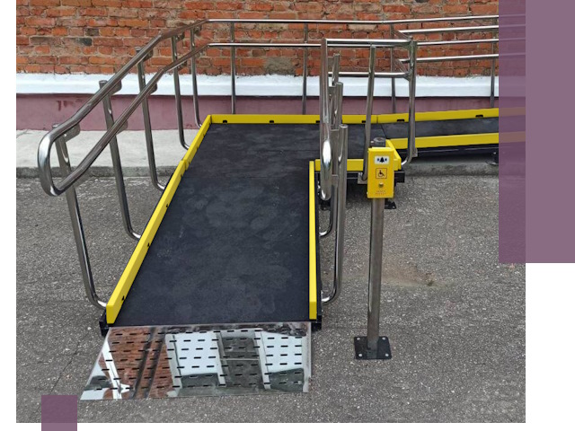 Изготовление наклонных пандусов для инвалидов в Калининграде