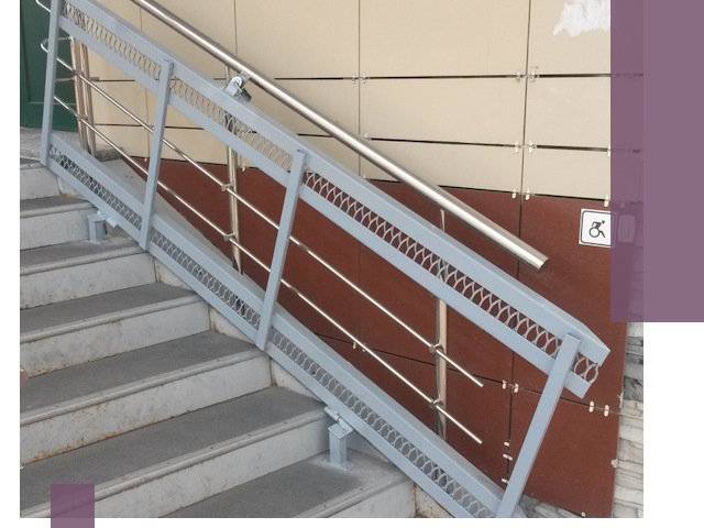 Изготовление откидных пандусов под ключ в Калининграде