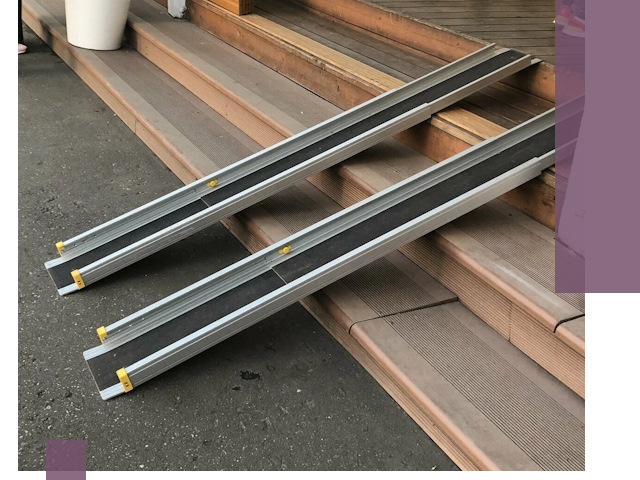 Телескопические пандусы под ключ в Калининграде — изготовление и монтаж