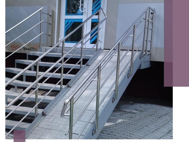 Пандус на крыльцо под ключ в Калининграде: монтаж и изготовление