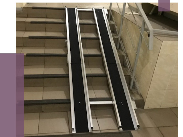 Установка пандуса в подъезд в Калининграде от 7892 руб. под ключ | ПРОЛЁТ-Клн