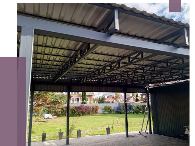 Монтаж навесов в Калининграде от 7285 руб. — установка навеса | ПРОЛЁТ-Клн