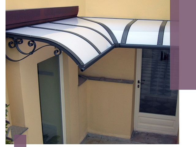 Монтаж козырьков любой сложности в Калининграде под ключ