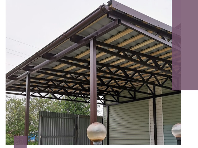 Навесы под ключ в Калининграде: изготовление, монтаж и гарантия