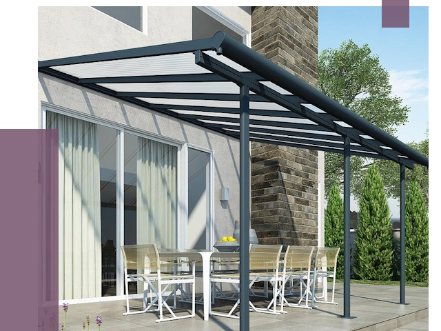 Навесы пристенные в Калининграде от 9005 руб. — монтаж и установка | ПРОЛЁТ-Клн