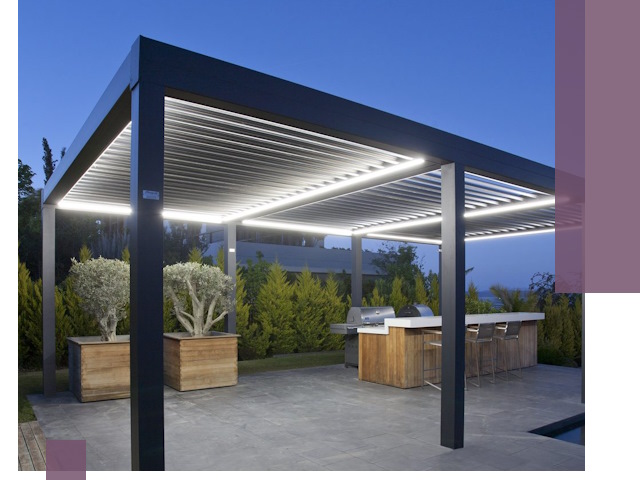 Навесы отдельно стоящие под ключ в Калининграде из металла и поликарбоната