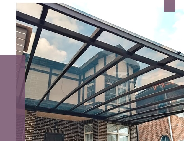 Навесы из поликарбоната в Калининграде от 8519 руб. под ключ — ПРОЛЁТ-Клн