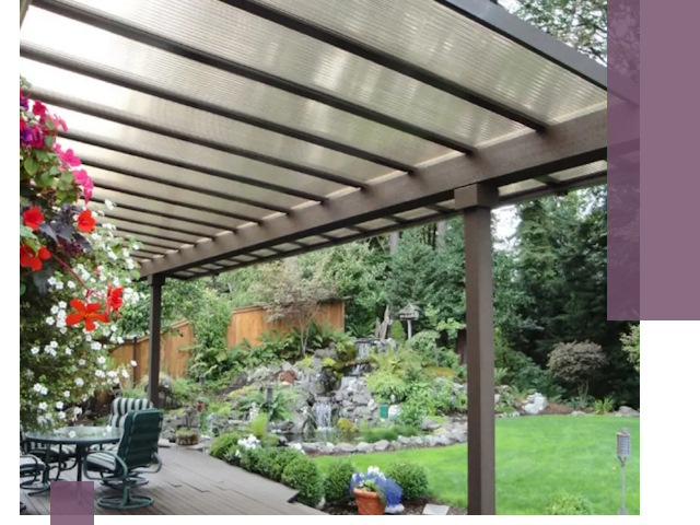 Навесы из поликарбоната под ключ в Калининграде быстро и надёжно