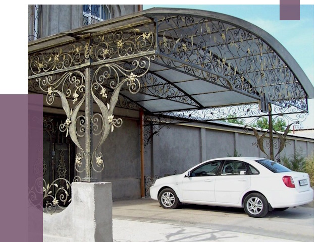 Кованые навесы в Калининграде от 14418 руб. | ПРОЛЁТ-Клн