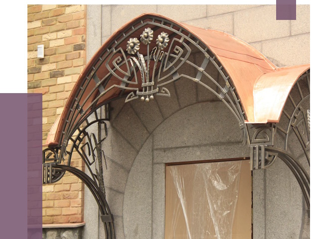 Арочные козырьки в Калининграде от 14418 руб. 