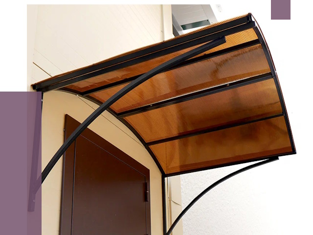 Недорогие козырьки в Калининграде от 7508 руб.  | ПРОЛЁТ-Клн