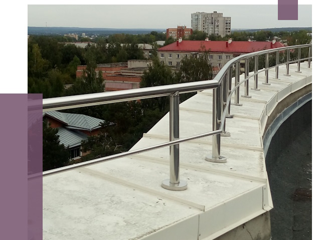 Парапеты и ограждения кровли в Калининграде от 4907 руб. 