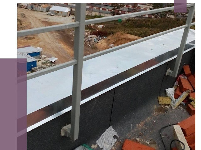 Монтаж парапетов в Калининграде от 4250 руб.  | ПРОЛЁТ-Клн