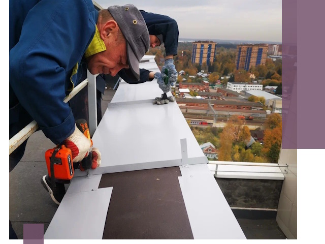 Монтаж парапетов в Калининграде — установка прочных металлических ограждений