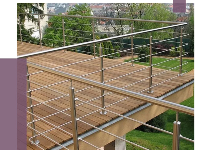 Алюминиевые парапеты в Калининграде под ключ от 7690 руб. 