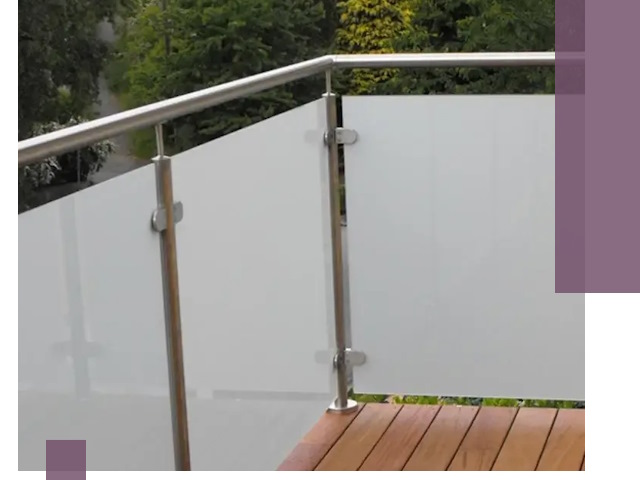 Алюминиевые парапеты для балконов и террас в Калининграде