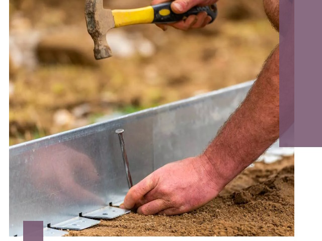 Монтаж металлических бордюров в Калининграде быстро и качественно